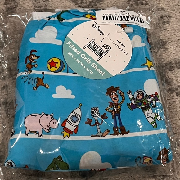 Little Sleepies Other - New NIB Little Sleepies Toy Story Bamboo Crib Sheet